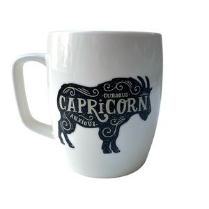 Threshold Capricorn Traits Astrology Goat Mug Porcelain 16 oz